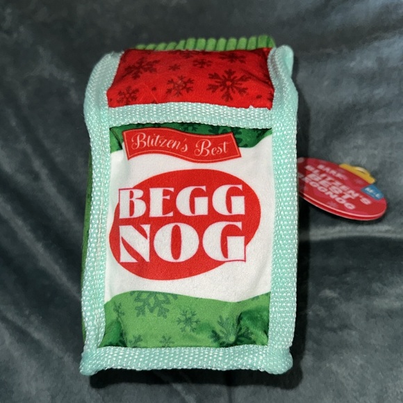 Bark Blitzen’s Best Beggnog M-L 20+ lbs dog toy New with tags - Picture 3 of 8